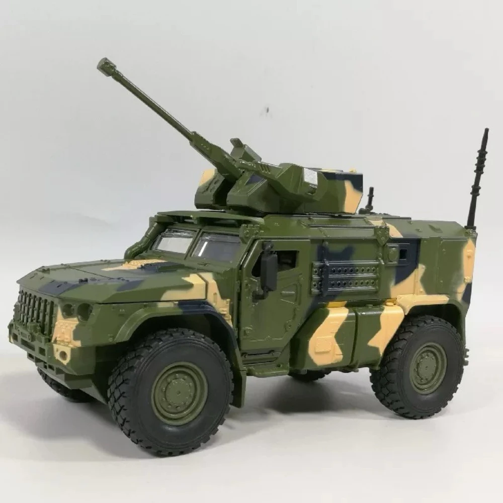 Modelo de carro blindado swat, escala 1:32, brinquedo, motor 4d, absorção de choque, puxar para trás, modelos de veículos fundidos, som, luz, presente para crianças