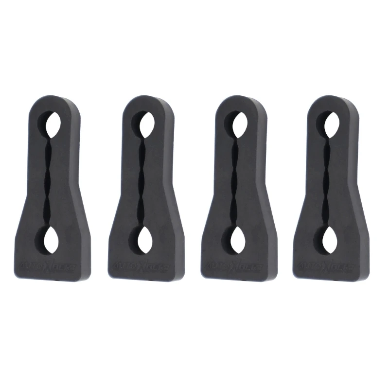 

4Pcs/Set Car Door Damper Rattling Screaks Soundproof Deaf Seal Car Door Lock Sound Deadener Damper Buffer Auto Accessory