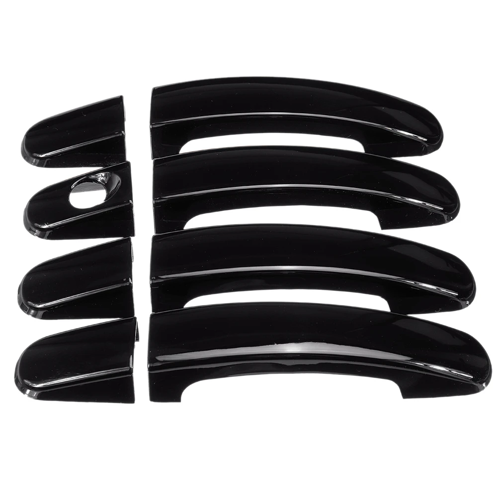 【Price Drop !!】-8 PCS/SET Car ABS Glossy Black 4 Door Handle Covers For Ford Focus Escape Kuga Ranger 2013 2014 2015 2016 2017 2