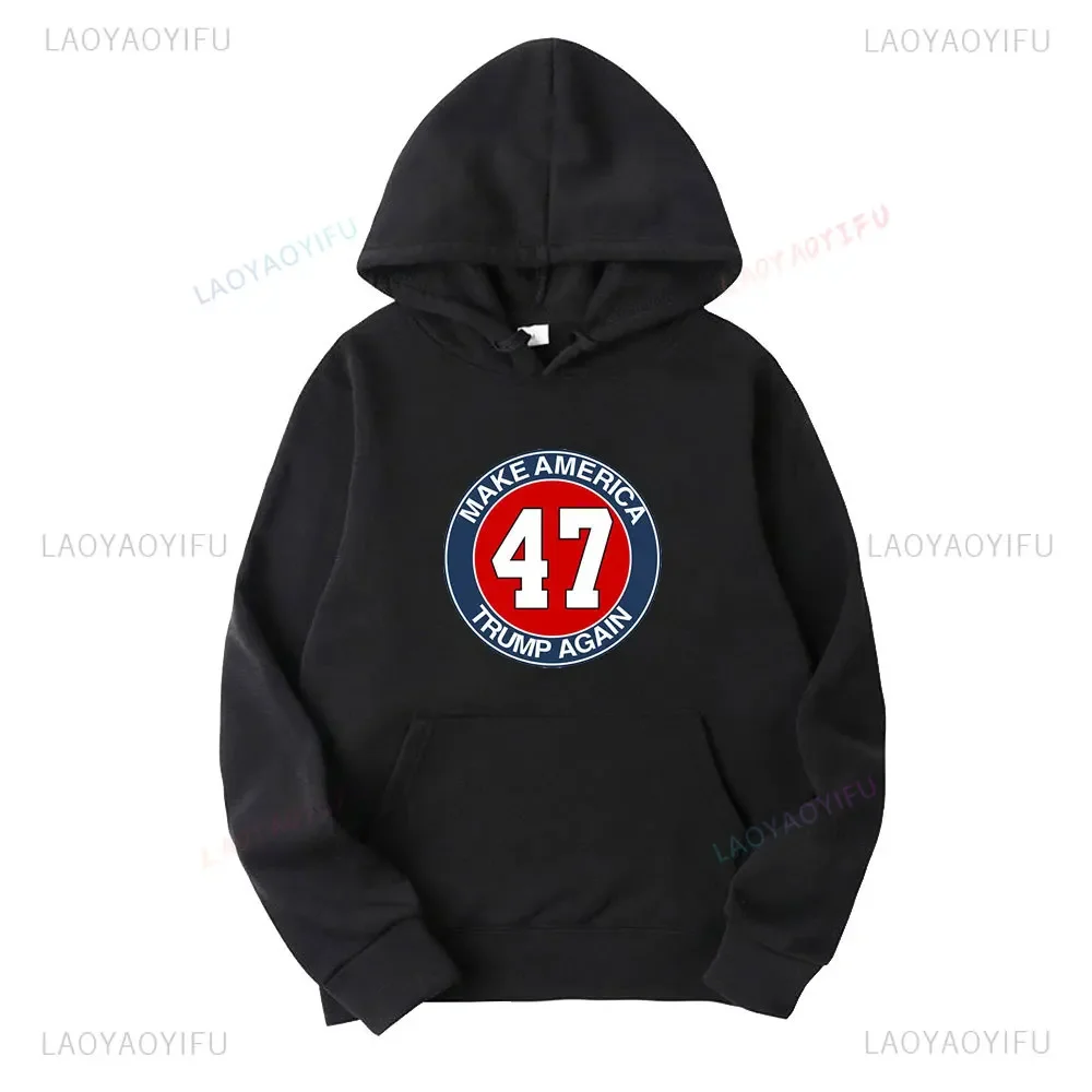 45 47 Donald Trump 2024 Take America Back Election - The Return Hoodie Funny Pro-Trump Fans Streetwear 4th of July Costume Gifts