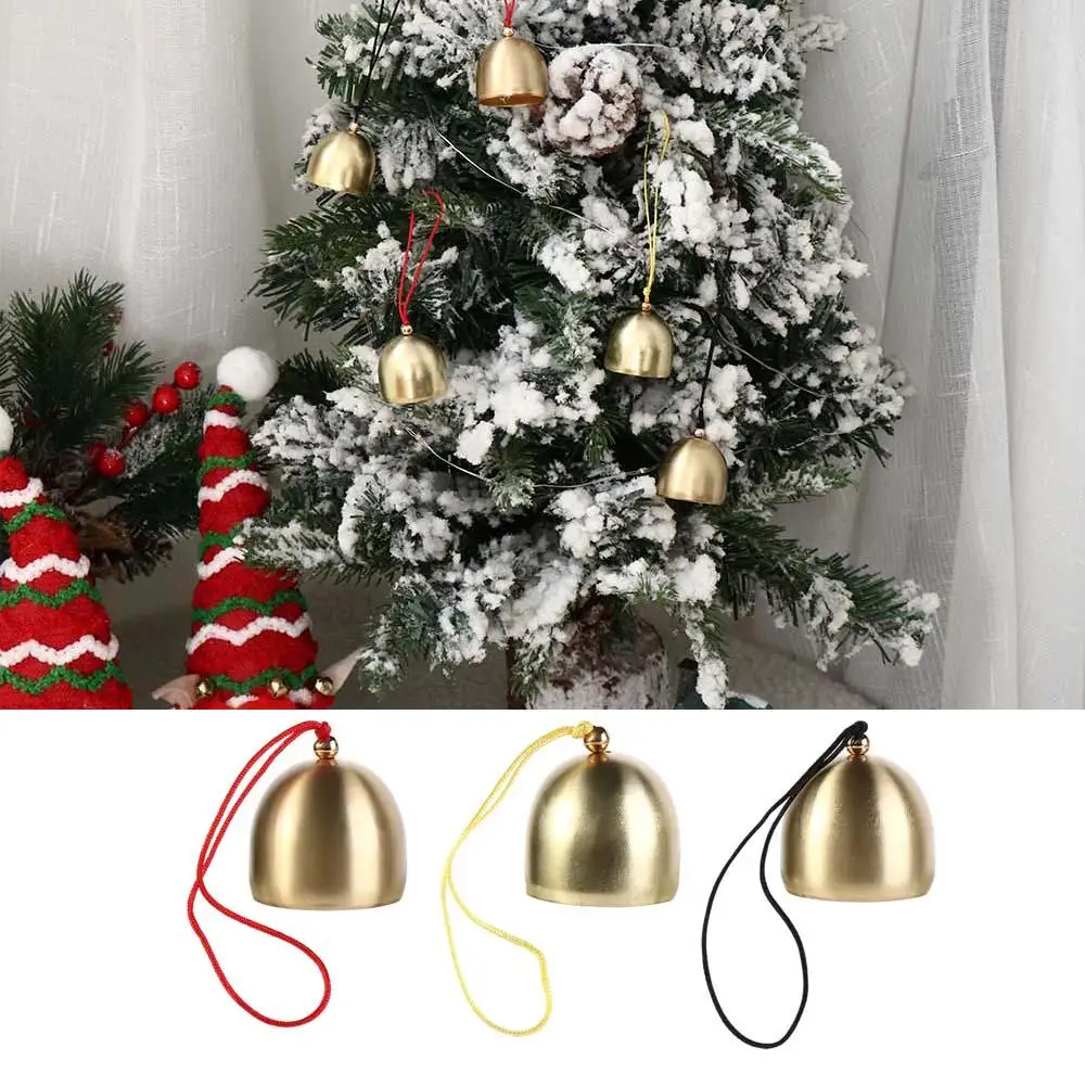 Bell Crafts Metal Brass Bells Loud Clear Sound Christmas Door Bell Thickened Anti Lost Wind Chime Christmas Tree