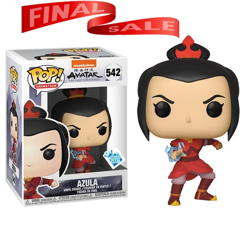 At Rock-bottom Price Funko Avatar The Last Airbender POP Animation Azula #542 Exclusive Vinyl Action Figure Collection Model Toy