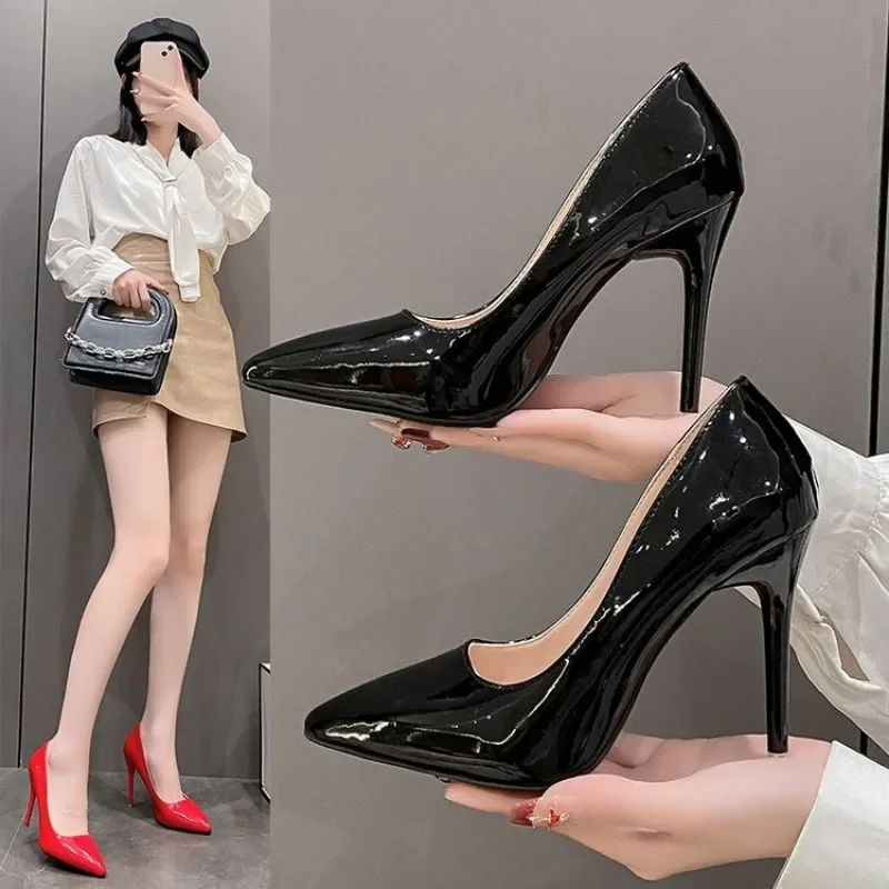 Women Shoes 2024 New Women Pumps Suede High Heels Shoes Fashion Office Stiletto Party Shoes Female Comfort Women Heels