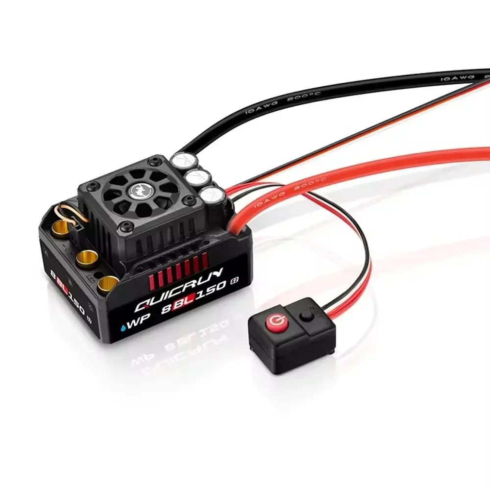 HOBBYWING QuicRun WP 8BL150 G2 3-6S 150A Bezszczotkowy ESC do modeli samochodów 1/8 RC LCD LED ESC Karta programowa Buggy Akcesoria