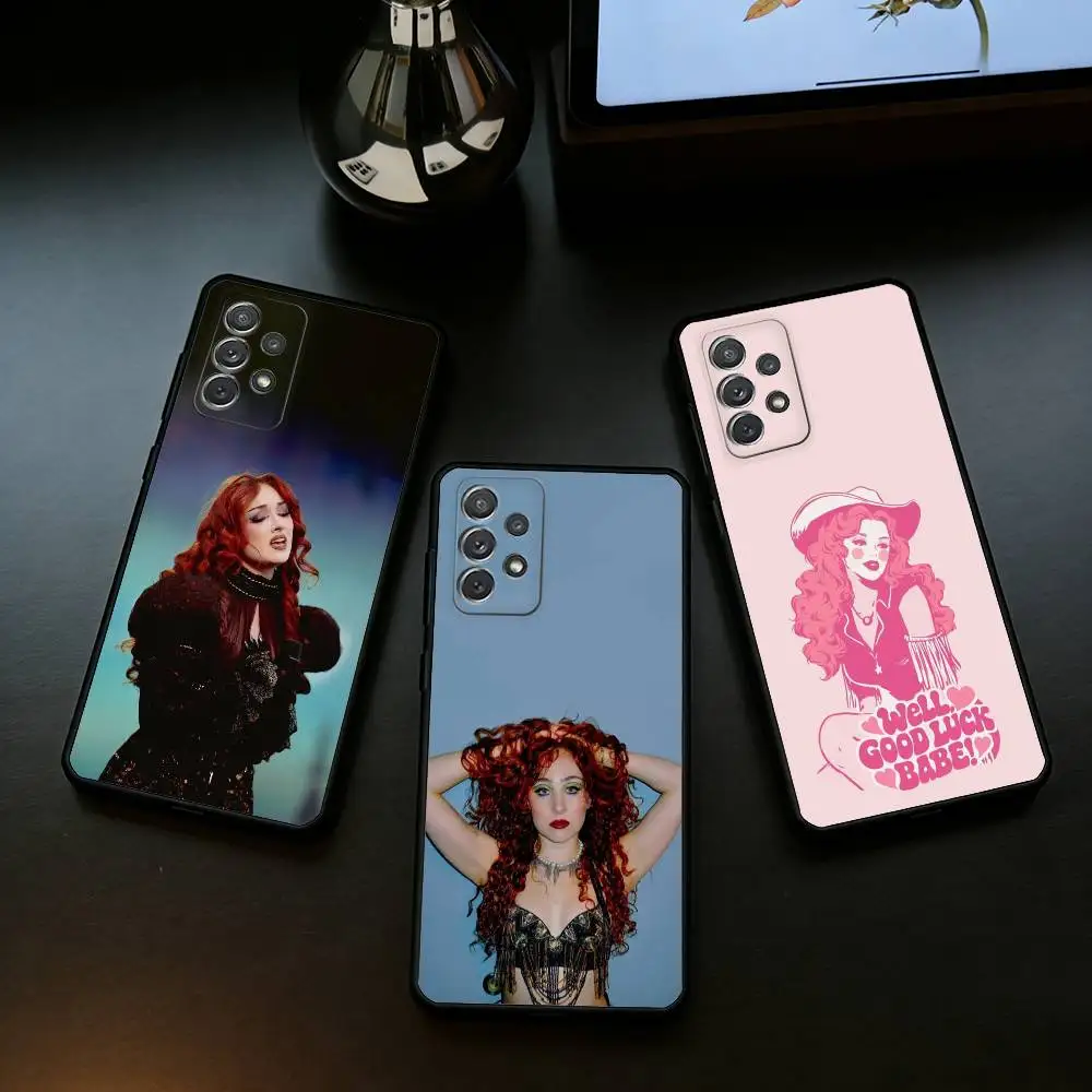 C-Chappell-LL R-Roan Phone Case For Samsung Galaxy A73,A72,A71,A70,A53,A52,A51,Soft Silicone Black Cover