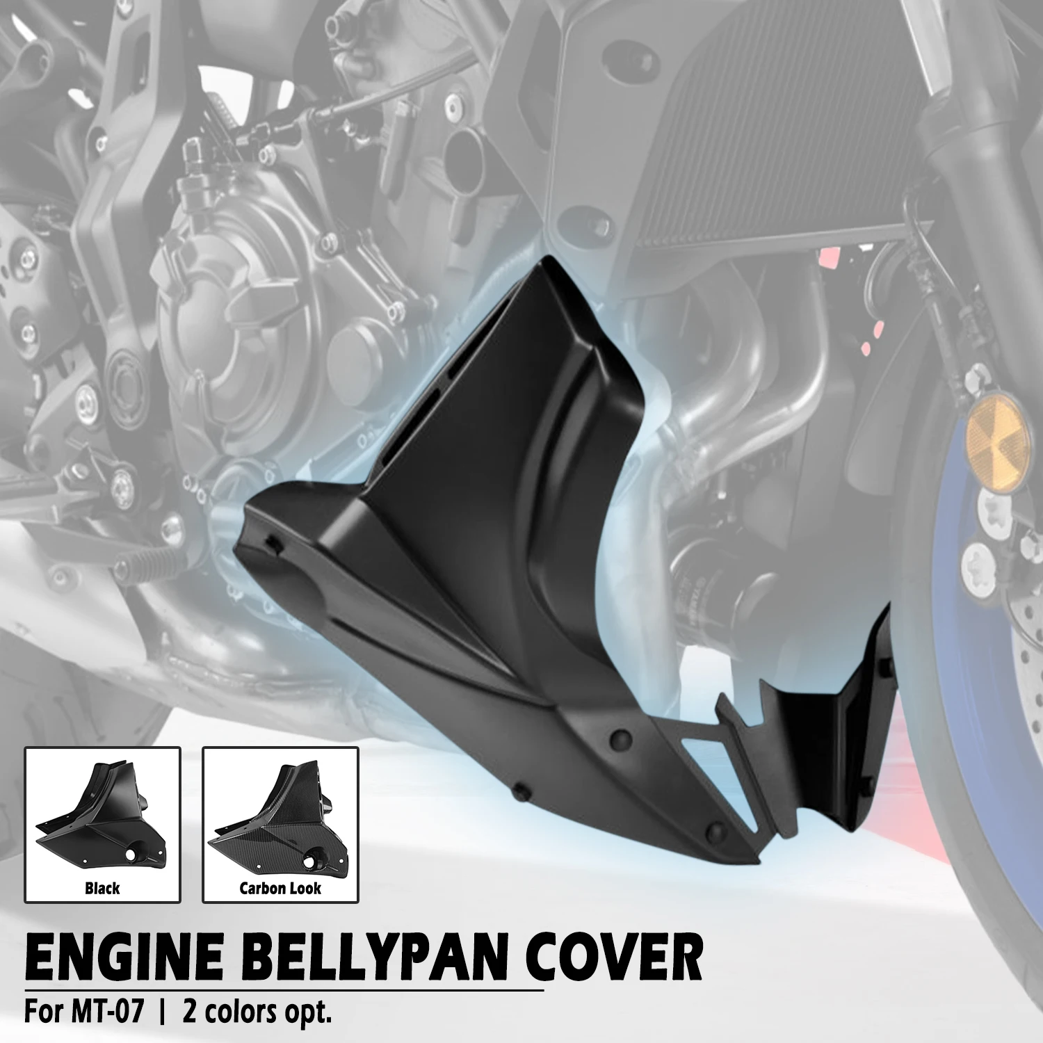 

Wolfline MT07 Belly Pan Fairing Cover Motorcycle for Yamaha MT-07 2021-2023 Lower Engine Fairings Skid Plate Guard Protector