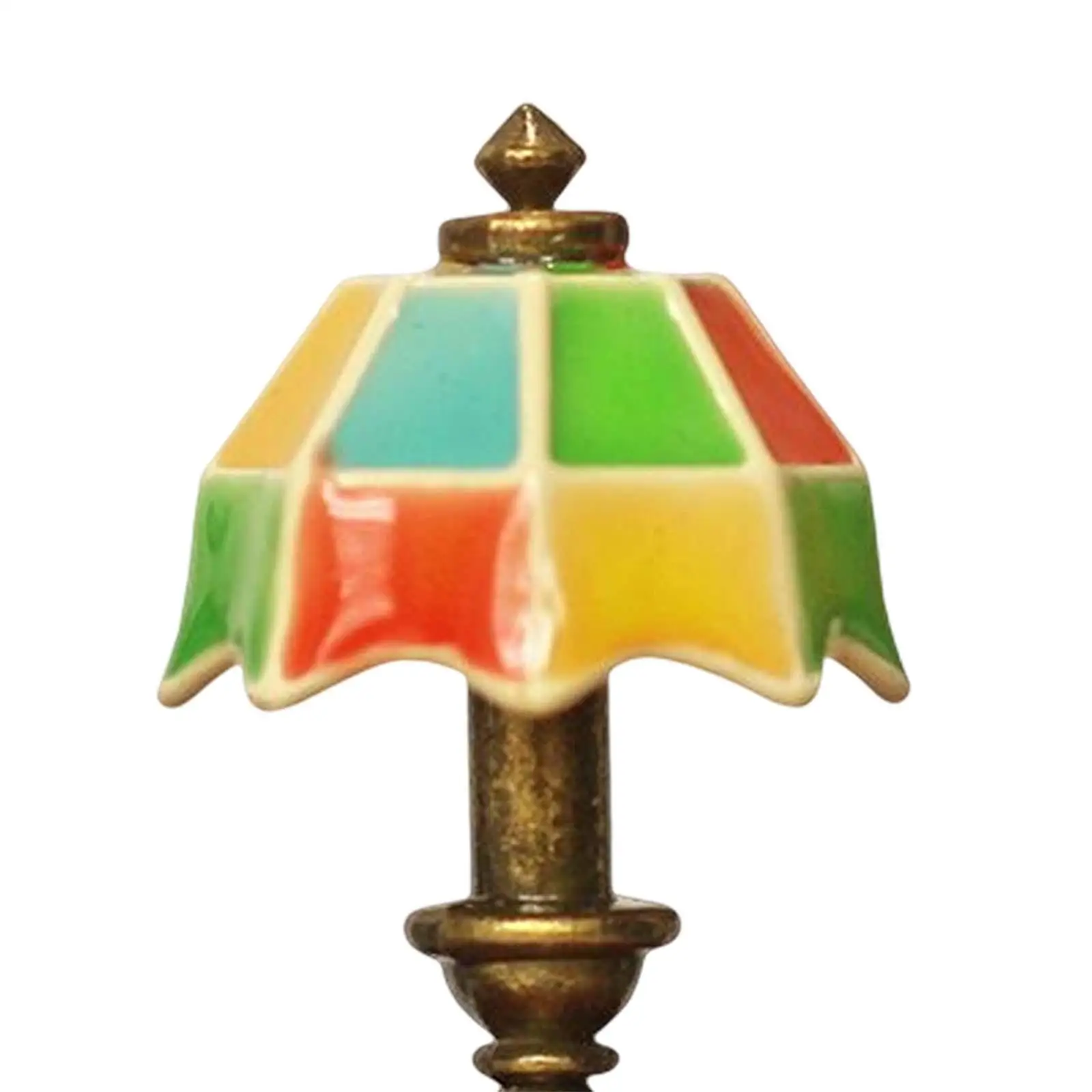 1:12 Lampa stołowa do domku dla lalek Miniuatura Lampka na biurko do domku dla lalek do dekoracji