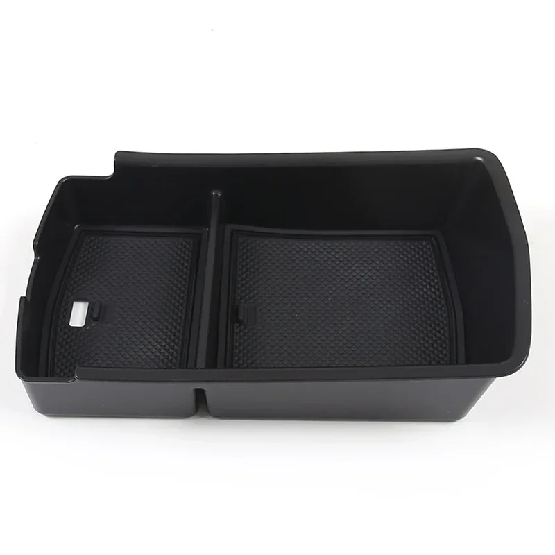 For Volkswagen ID.4 Crozz VW ID.4 2020-2023 ABS Black Car Door Storage Box  Armrest Tray Organizer Storage Box Car Accessories