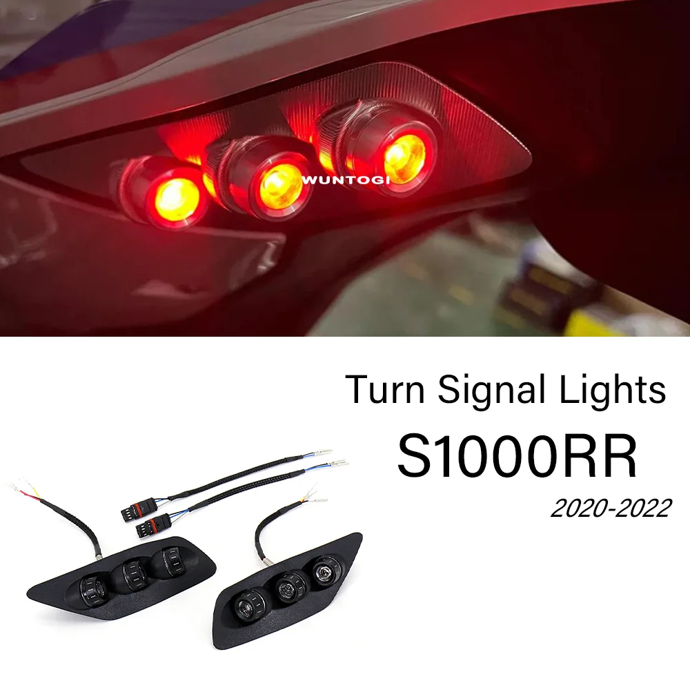 LED Turn Signal Lights Rear Flashlight Tail Light Indicator S102019 - 2022 For BMW S1000RR NEW Accessories 2019 - 2022