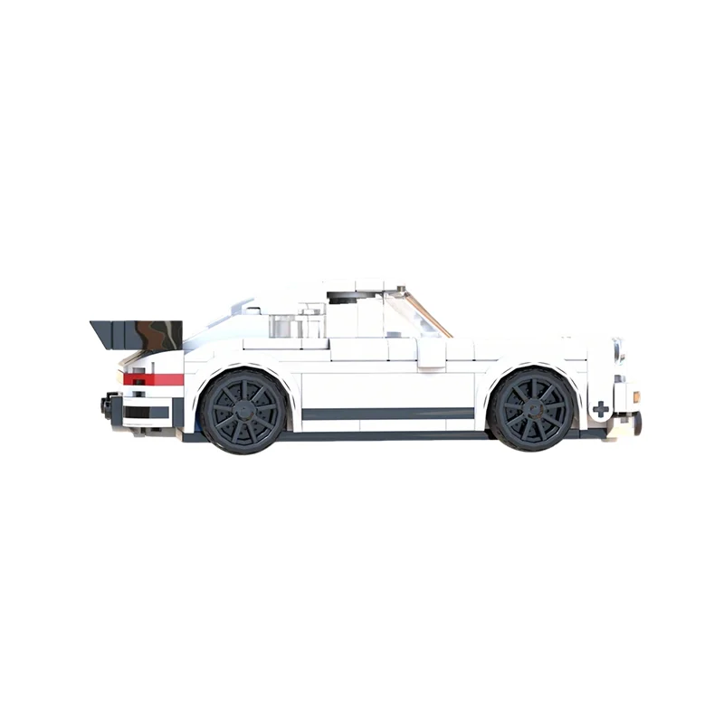 237pcs MOC Porsche 911 Turbo 8 Wide Version Racing Building Blocks Model Set Diy Construction Collector Toy Gift For Hobbyists