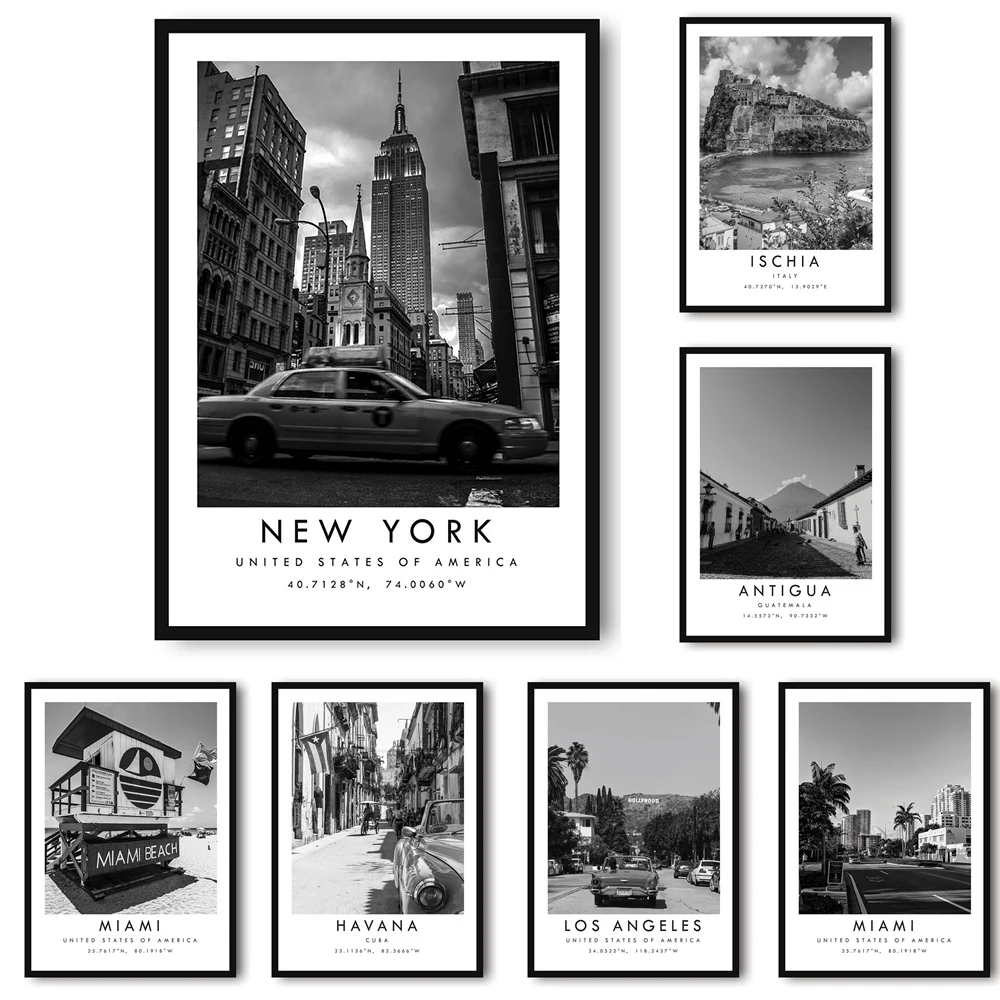 

Retro Ischia TraveI Print Poster Italy Turkey Travel Poster Newyork Canvas Painting Vintage Picture Office Room Wall Art Decor