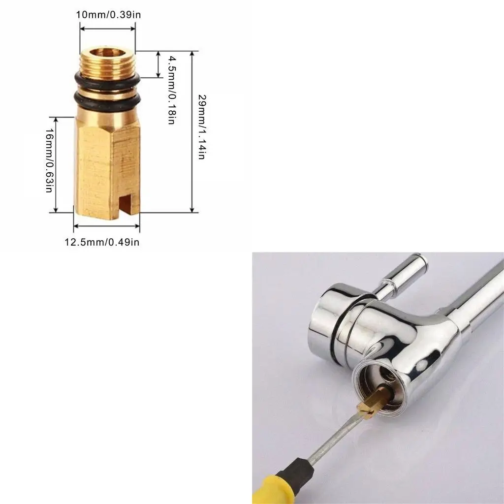 

Corrosion Resistant thread Plugs Brass Construction for Tap Water Inlet