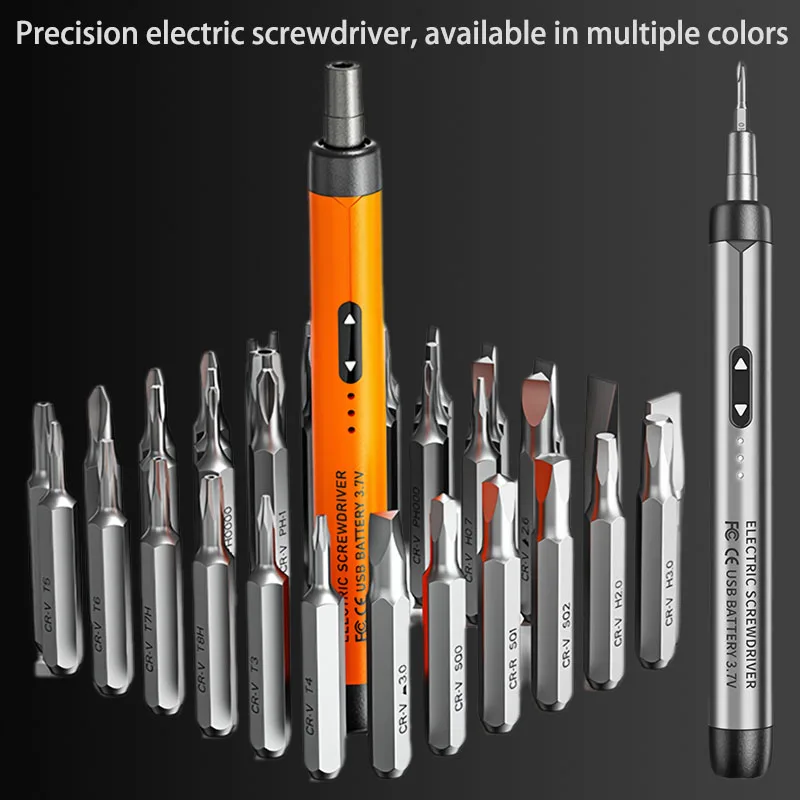 

Перезаряжаемая электрическая отвертка с высоким крутящим моментом, многофункциональный прецизионный инструмент для домашнего ремонта своими руками, обслуживания