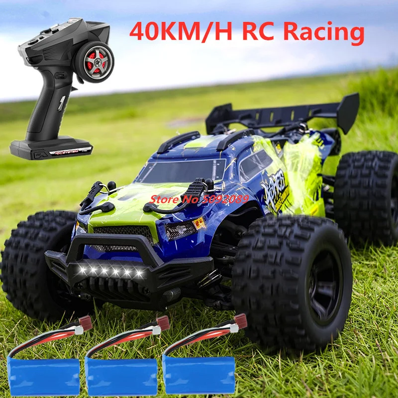 

Professional Adult Car 2.4GHz 4WD Rc Car All-Terrain 40Km/h RC Racing Car Vehical Toy Gifts RC Car with Five-wire 17G servo LED