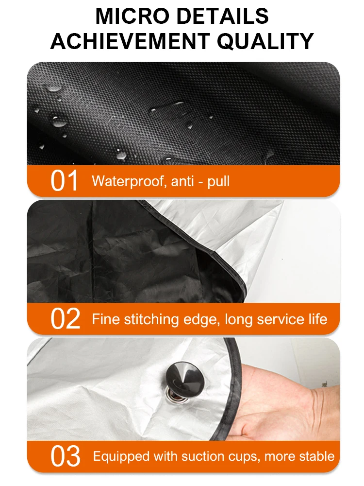 150*70cm Car Exterior Protection Snow Blocked Car Covers Snow Ice Protector Visor Sun Shade Front Windshield Cover Block Shields