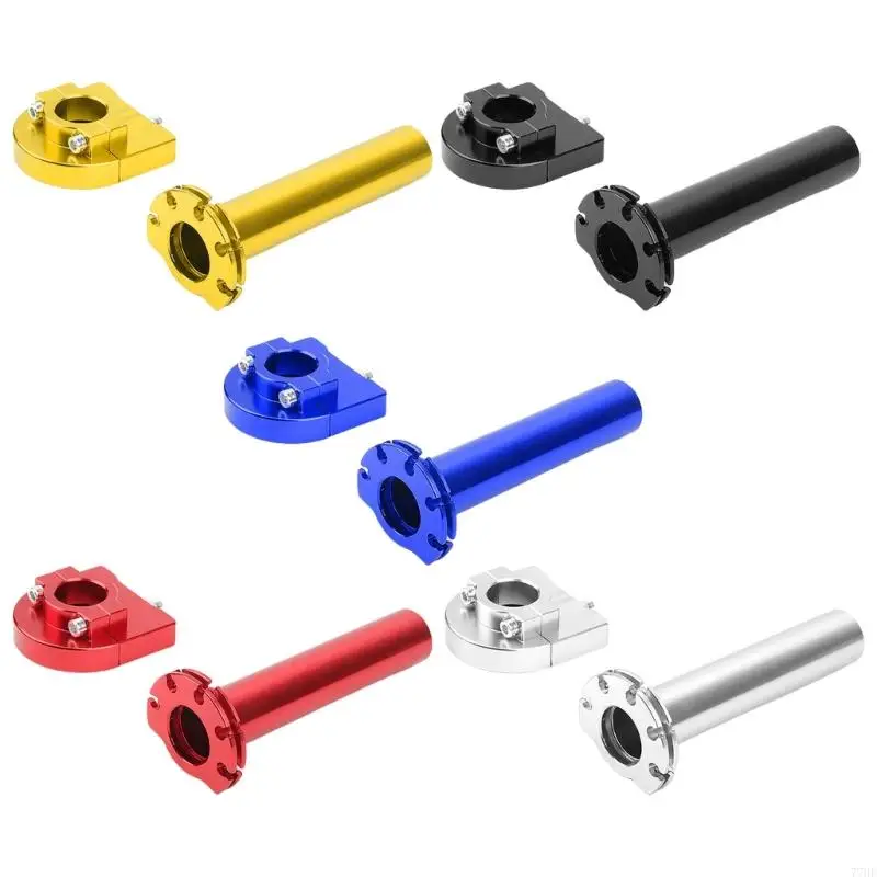 77HF Motorcycle Throttle Handle Bar Grips Throttle Twist Grip 7/8in Throttle Assist Twist Accelerator Handle Grip