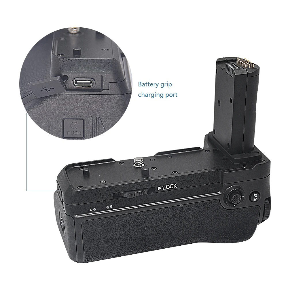 Mcoplus BG-Z6II Z7II PRO Vertical Battery Grip Holder with 2.4G Wireless Remote Control for Nikon Z6 II Z7 II Camera as MB-N11