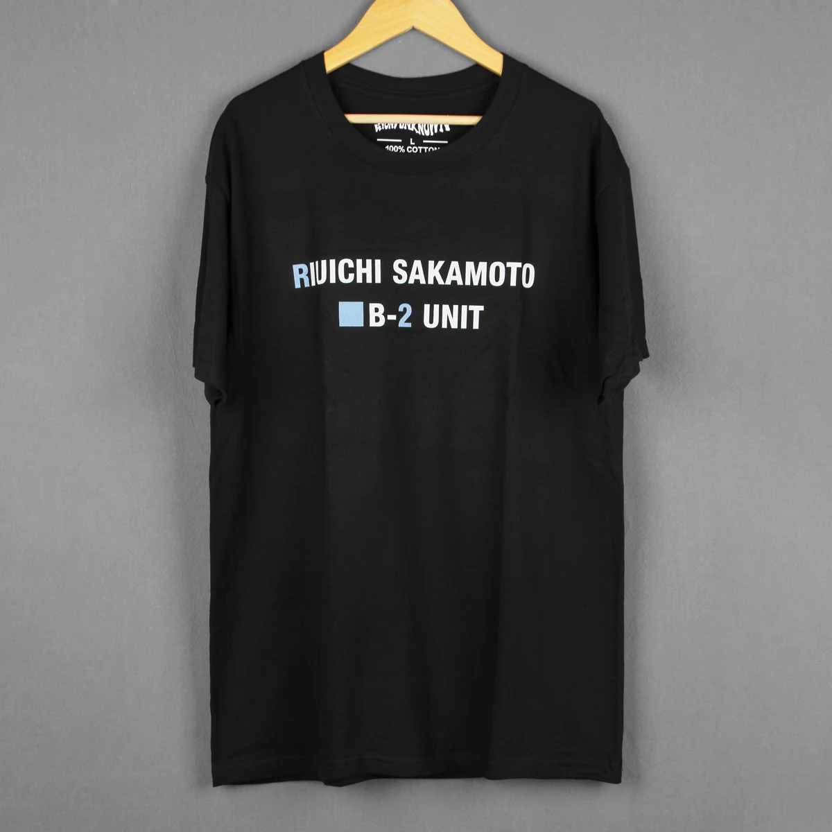 Riuichi Sakamoto T-Shirt B-2 Unit Electro YMO Haruomi Hosono Yukihiro Takahashi Men Washed Long Sleeves Cotton Tee Shirt