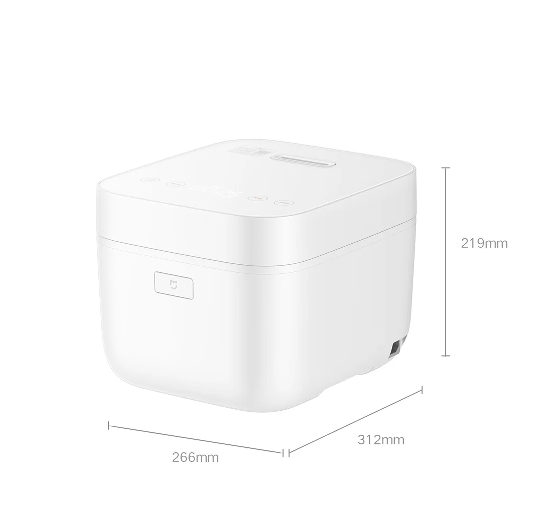 

Quick Cooking Electric Rice Cooker MFBO7M 3L 220V 650W 50Hz White Super Fast Cooking Home Smart Rice Cooker