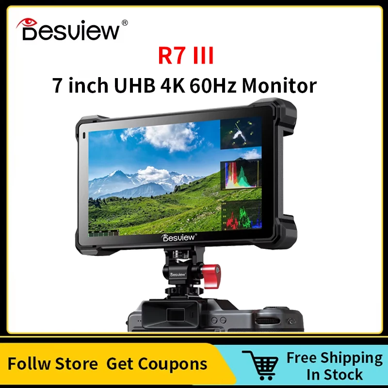 Nuovo Desview R7III 7 "2800 Nits Evidenzia Pro Interfaccia Fotocamera SLR Micro Singolo Direttore Professionale Monitor Esterno