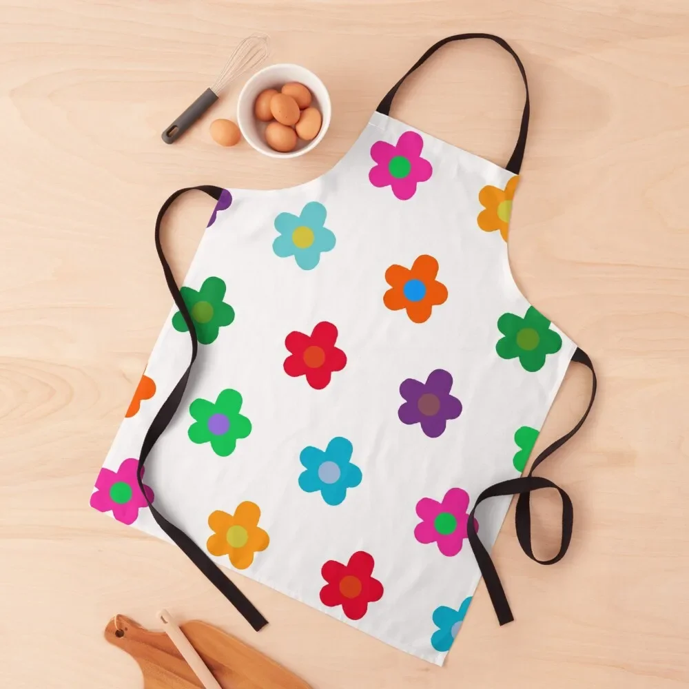 

colorful flowers pack Apron Home Supplies Waterproof Kitchen Woman Apron