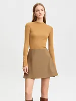 Amii Shorts Skirts Women's High Waist Versatile 2026 Spring New A-Line Skirt Shorts Office Loose Solid Women's Clothing 12343035 - Image 6
