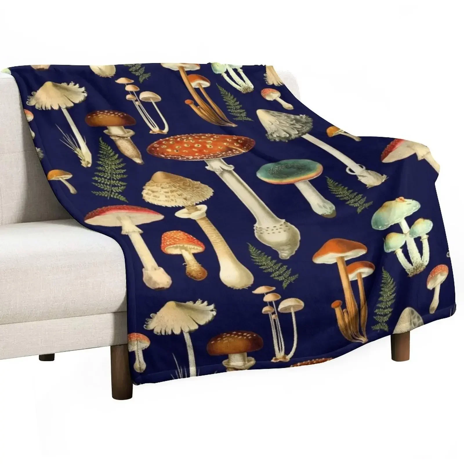 

Toadstools Throw Blanket Sofa Quilt blankets and throws Blankets For Bed Blankets