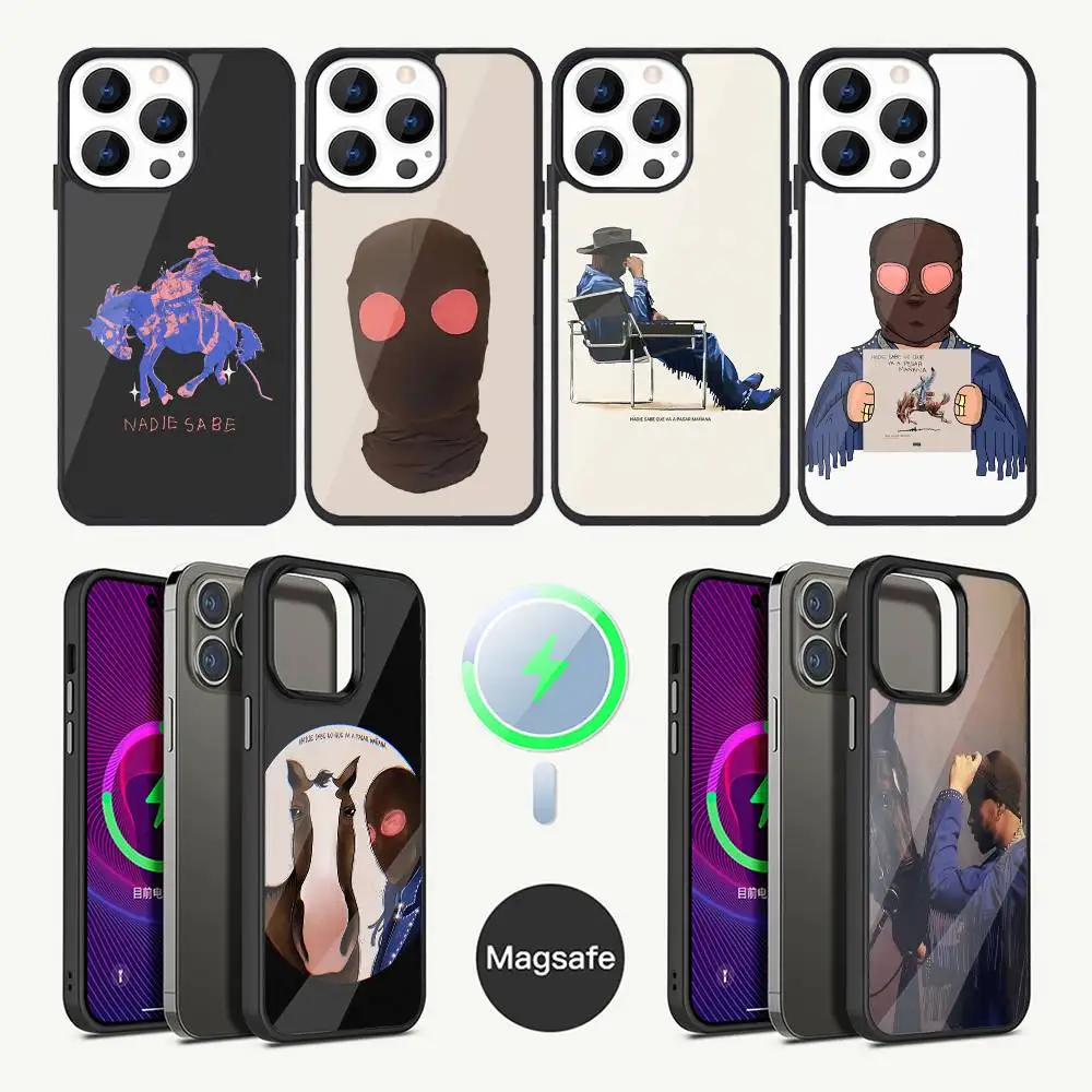 

Bad B-Bunny Nadie Sabe Phone Case For iPhone 17,16,15,14,13,12,11,Plus,Pro,Max Mini Magsafe Magnetic Wireless Charging