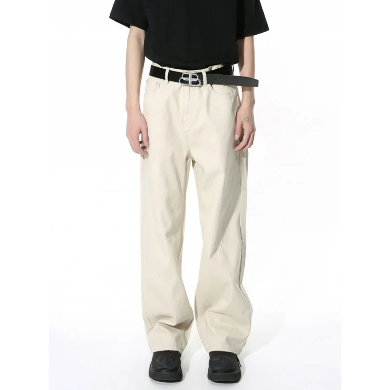 

GIOIOMen's Casual Pants，Spring and Autumn High Quality Cotton loose straight-leg Trousers，Fashionable and Simple Men's Pants