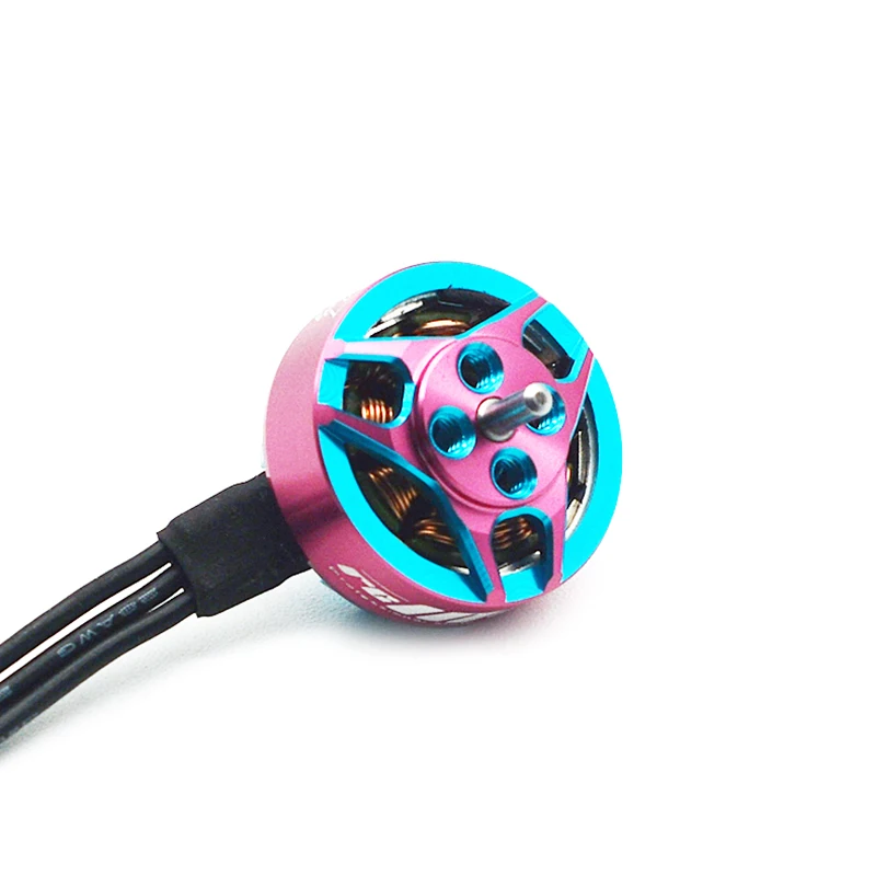 RCINPower GTS V2 1204 5000KV Mini Brushless Motor 9N12P 1.5mm Shaft Blue+Pink Suitable for 2~4S Battery 1.6~2.5 inch Propeller