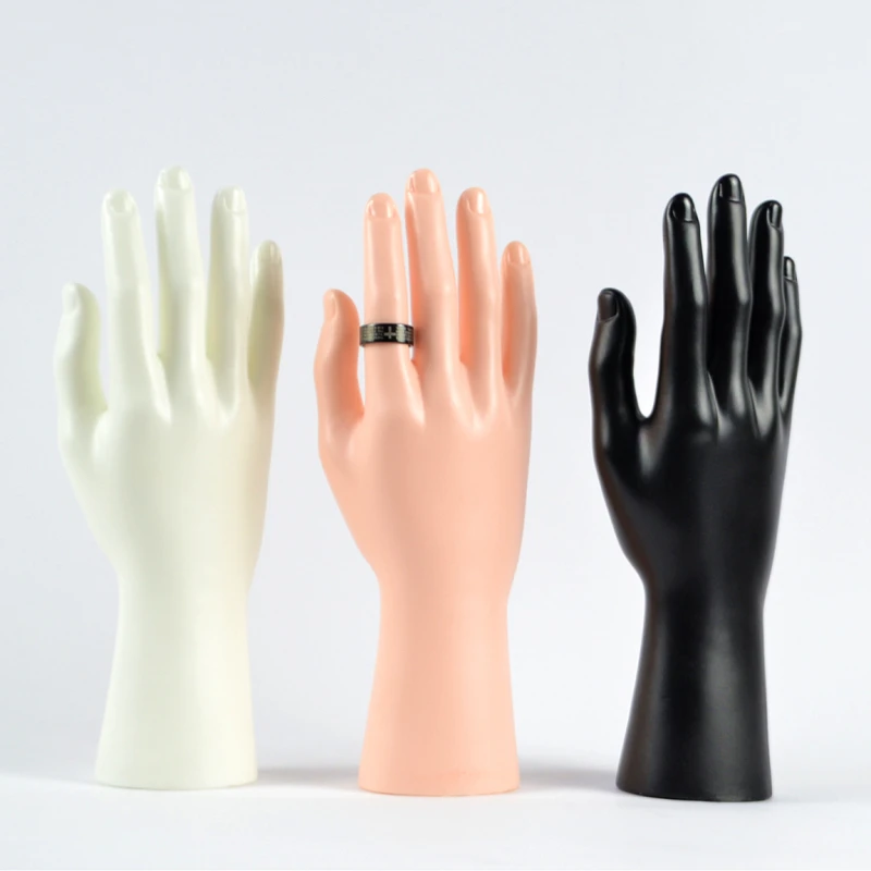 

Durable Male Mannequin Dummy Hand Manikin Hands Model for Jewelry Ring Watch Display 3 Colors