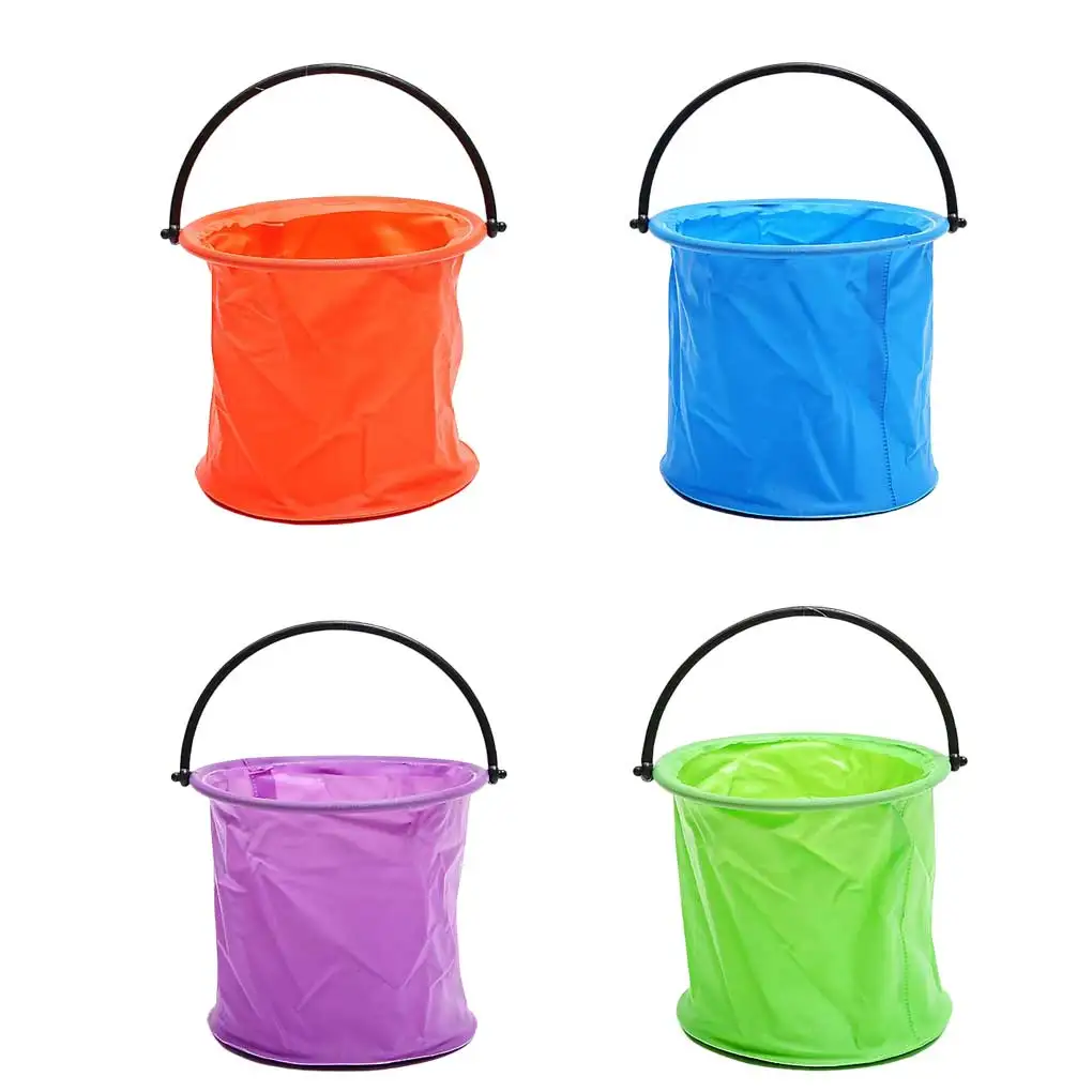 Fishing Catching Net Fish Bucket Fishnet Toy Outdoor Color Random