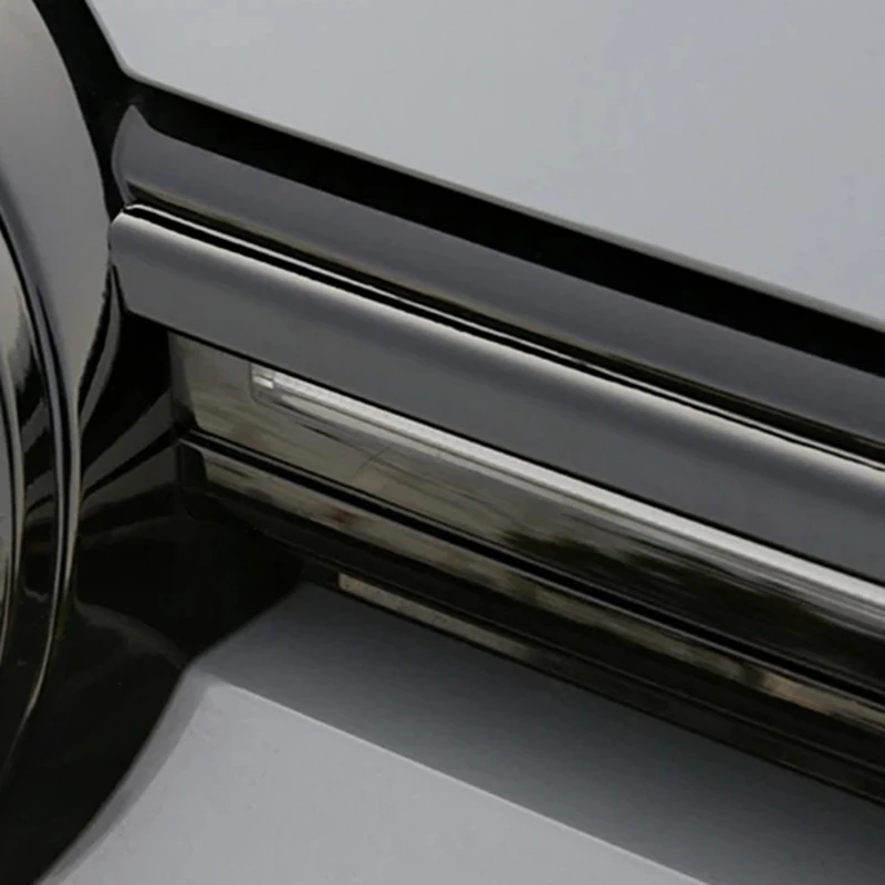 

For Golf 8 MK8 2020 2021 Glossy Black Car Front Bumper Grille Decoration Strip Cover