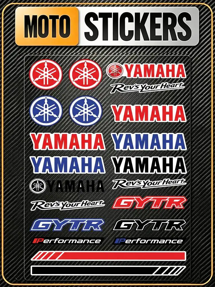 

For Yamaha High Visibility Reflective Waterproof Decal Scratch Hide Sticker Fit Car Motorcycle Helmet Refrigerator