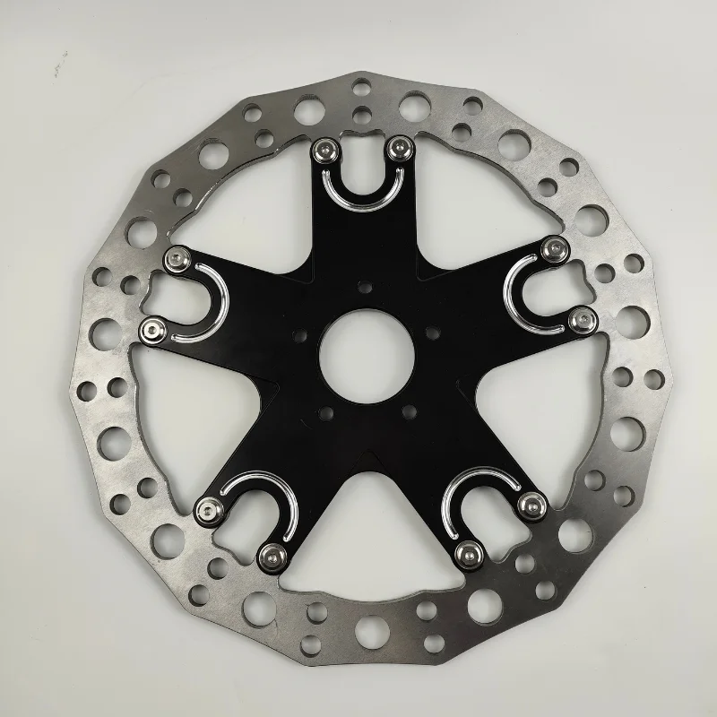 STLF 14 بوصة 16 بوصة دراجة نارية تعديل تعويم قرص فرامل ل Vrod ليلة قضيب العضلات فات بوي اندلاع بجولة الطريق الإنزلاق #5