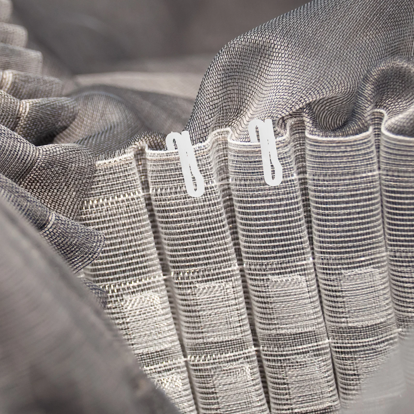 

100pcs Curtain Hooks Plastic Pinch Pleated For Car Rv Bus Shower Door Hanging Accessories Hidden Hook For Car Curtain Track