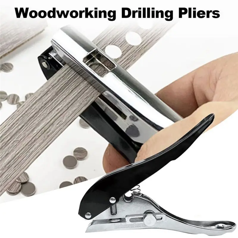 أداة ثقب ثقب محمولة من WON، ثقب واحد للورق المقوى البلاستيكي الورقي، ثقب واحد عالي التحمل لبطاقة الهوية