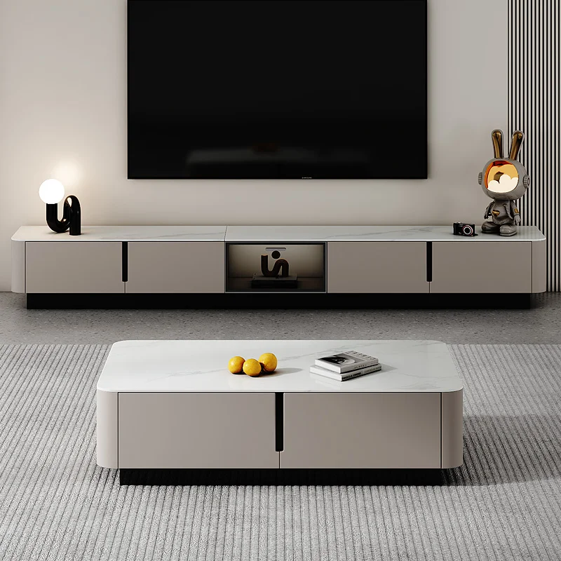 

Multifunctional Stylish Slate TV Cabinet Simple Modern Waterproof Storage Cabinet Elegante Y Hermoso Living Room Furniture