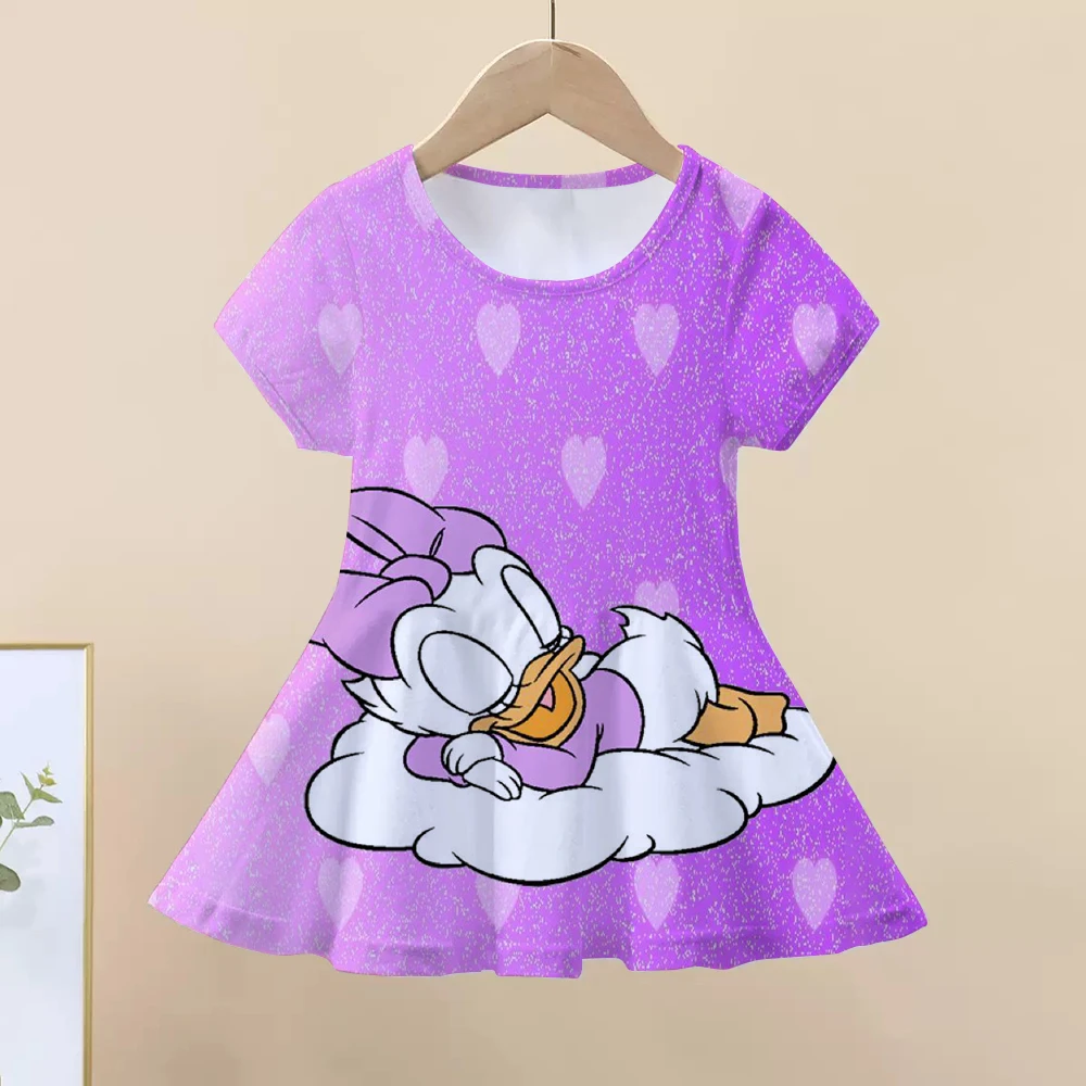 

Summer New Disney Skirt Mickey Minnie Daisy Children's Clothing Dress Princess Dress Children's Cartoon Casual Girl Cute Skirt