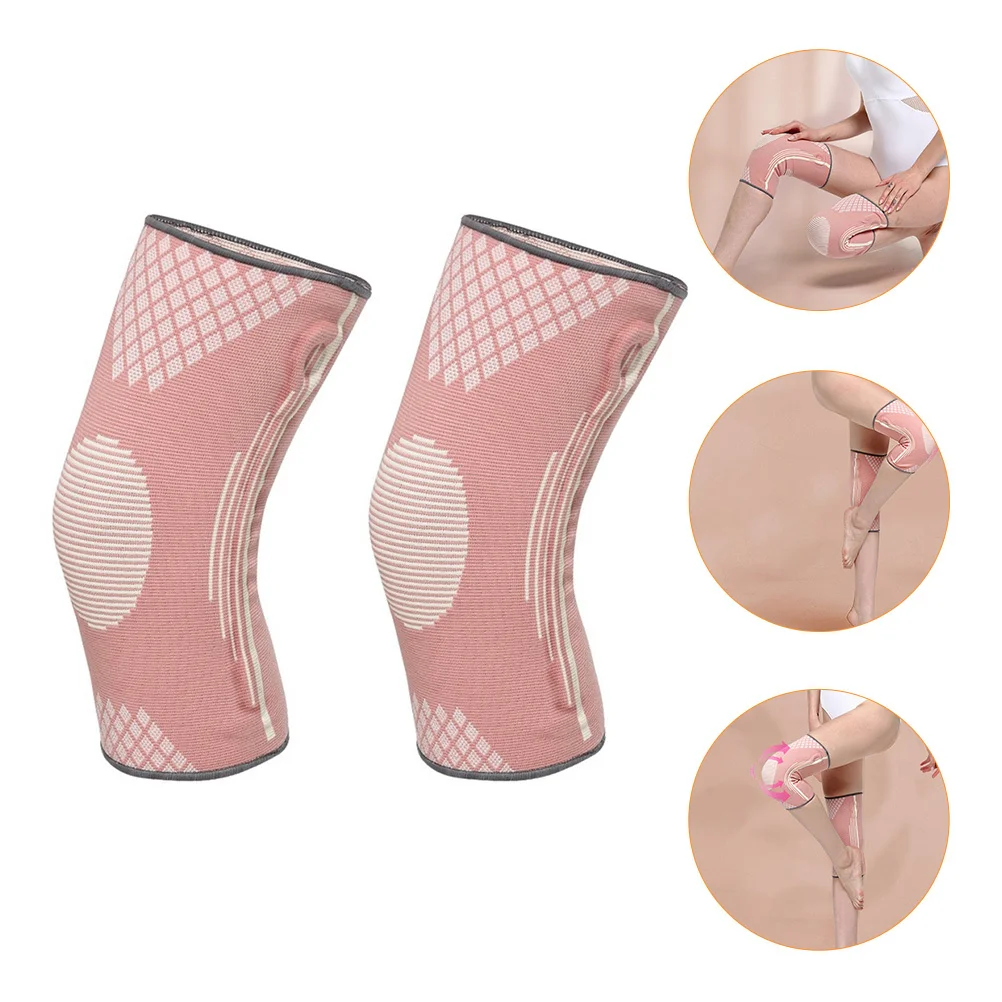 

1Pair Durable Running Knee Support Brace Compression Pad Sleeve for Fitness Cycling Basketball Woman Knee Protector