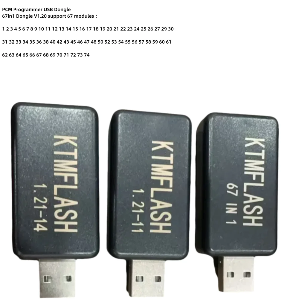 KTMFLASH 67IN1 USB Dongle V1.20 1.21 PCM programmeur outil de Diagnostic de voiture lecteur de Code