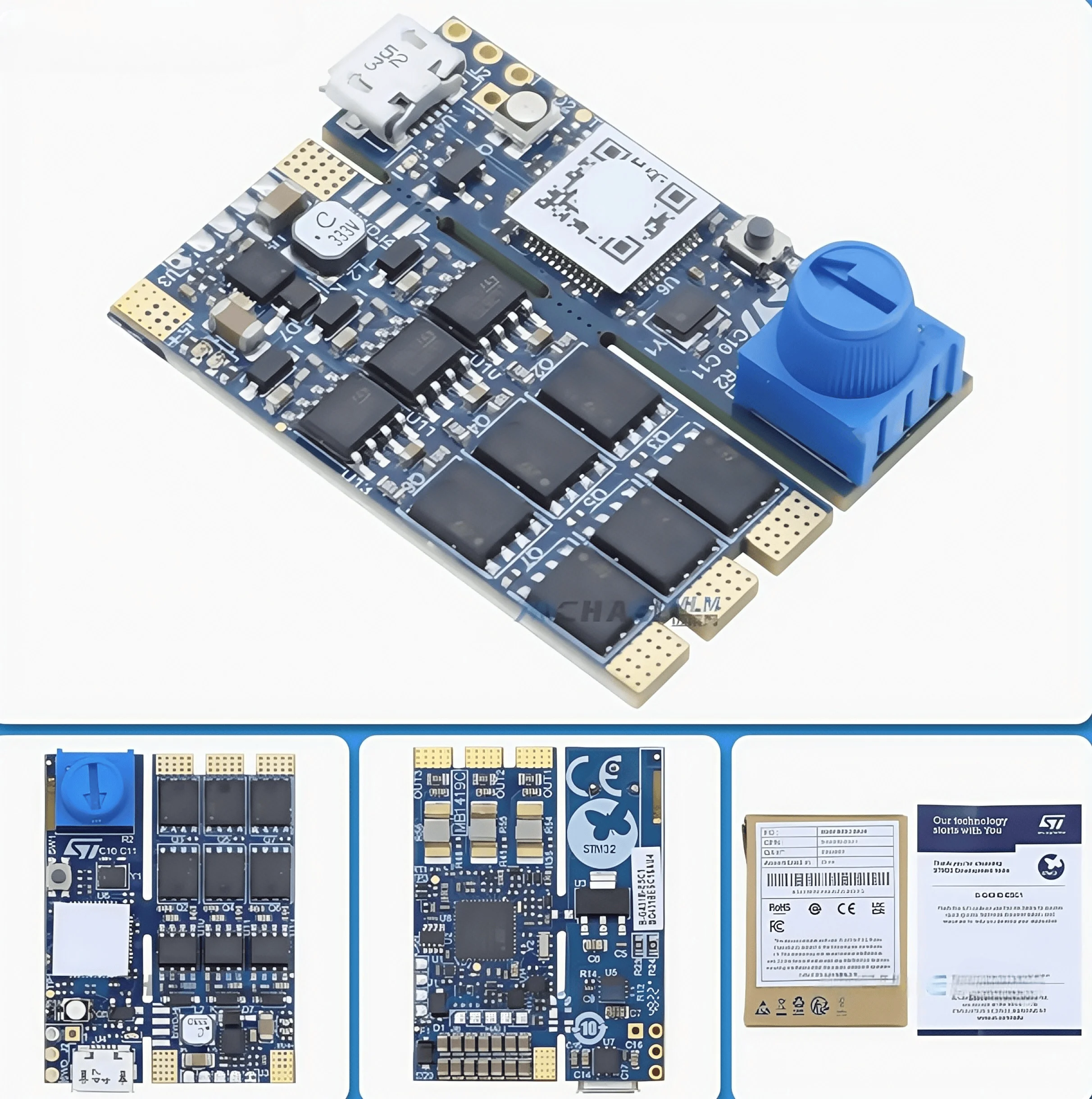 

B-G431B-ESC1 Комплект Discovery с платой разработки MCU STM32G431CB L6387