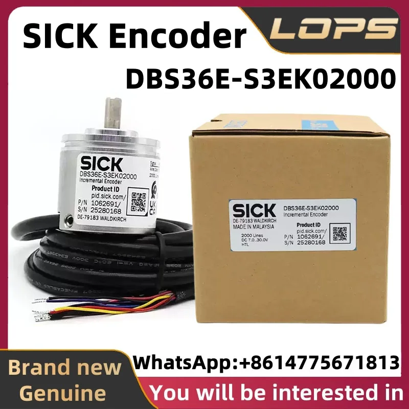 DBS36E-S3EK02000 1062691 SICK incremental encoder, brand new genuine, Spot supply, welcome to consult
