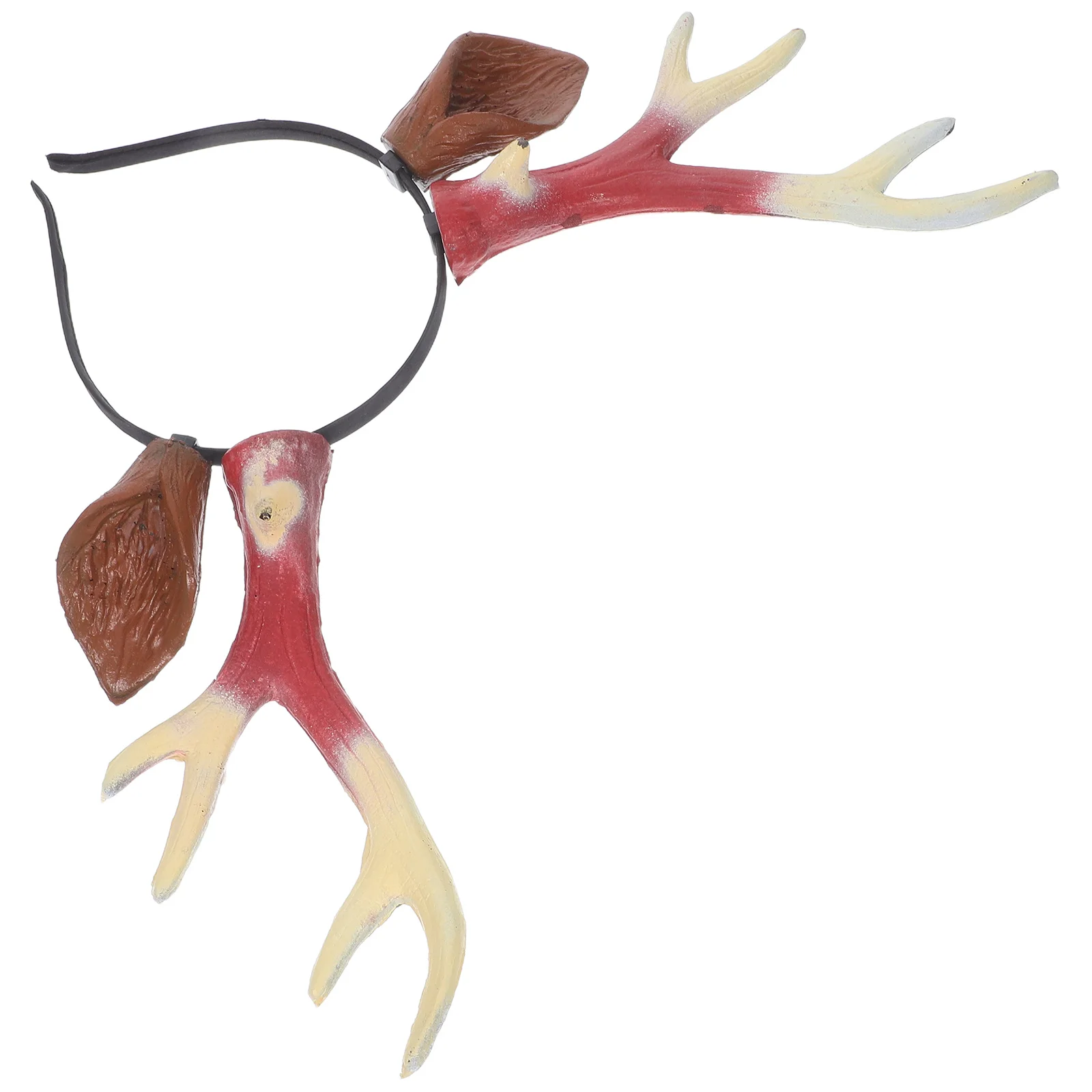 

Deer Antlers Headband Cute Faux Ear Hoop For Cosplay Party Wedding Halloween Christmas Festival Animal Theme Costume