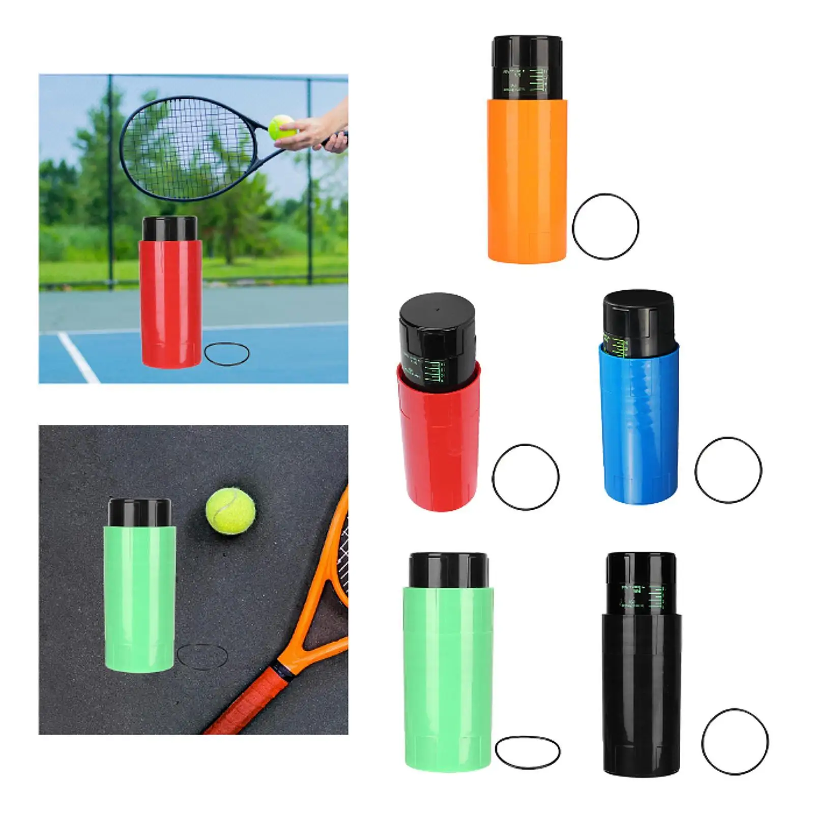 

Tennis Ball Saver 3 Balls Accessories Portable Pressure Maintain Storage Box