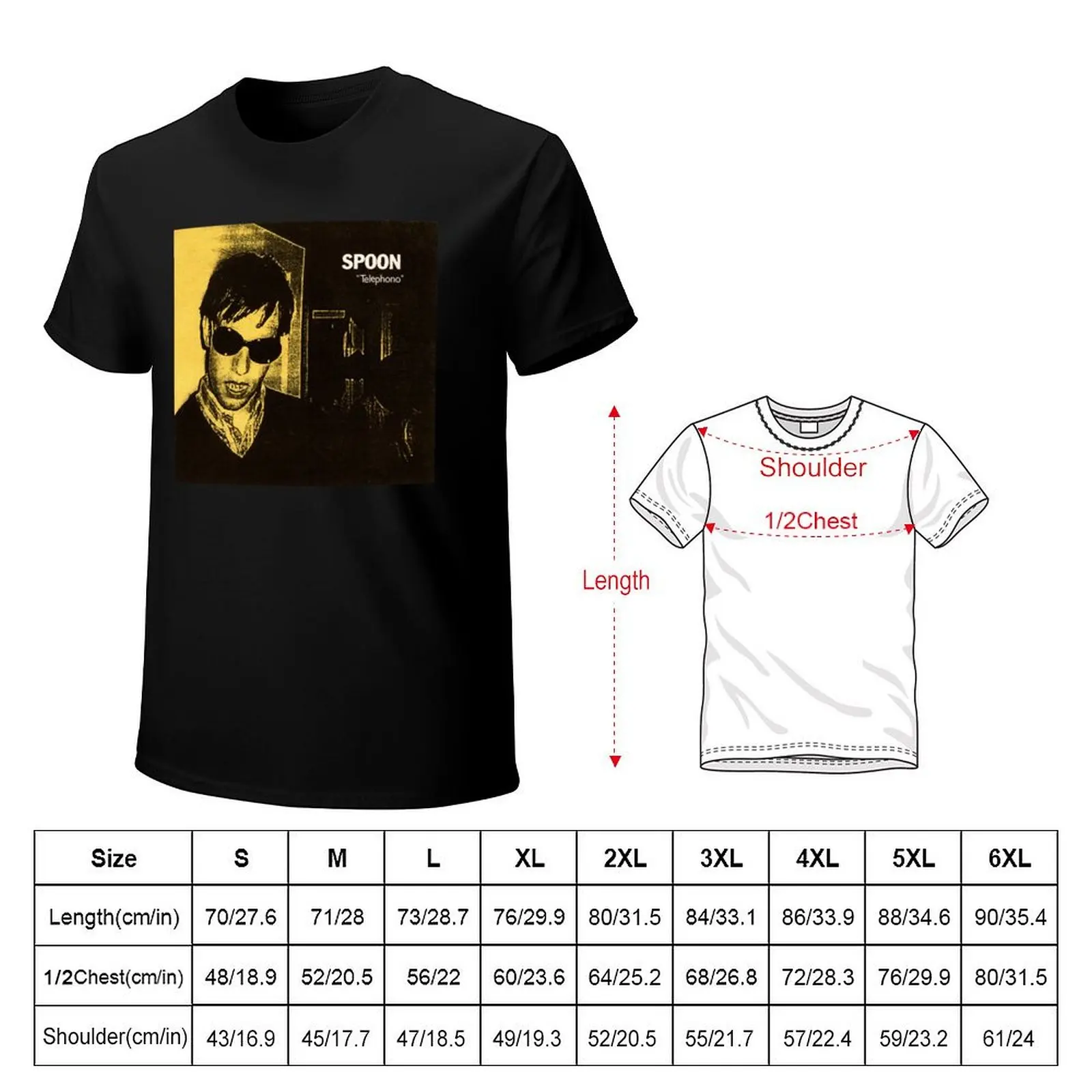 spoon band T-Shirt Gym Wear Breathable Short Sleeve Tee