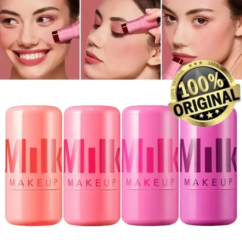 Marke erröten Gelee Lippenstift Rouge Stick Lippen Auge Wange 3-in-1 feuchtigkeit spendend aufhellen Lip gloss natürliche dauerhafte matte Kontur Make-up