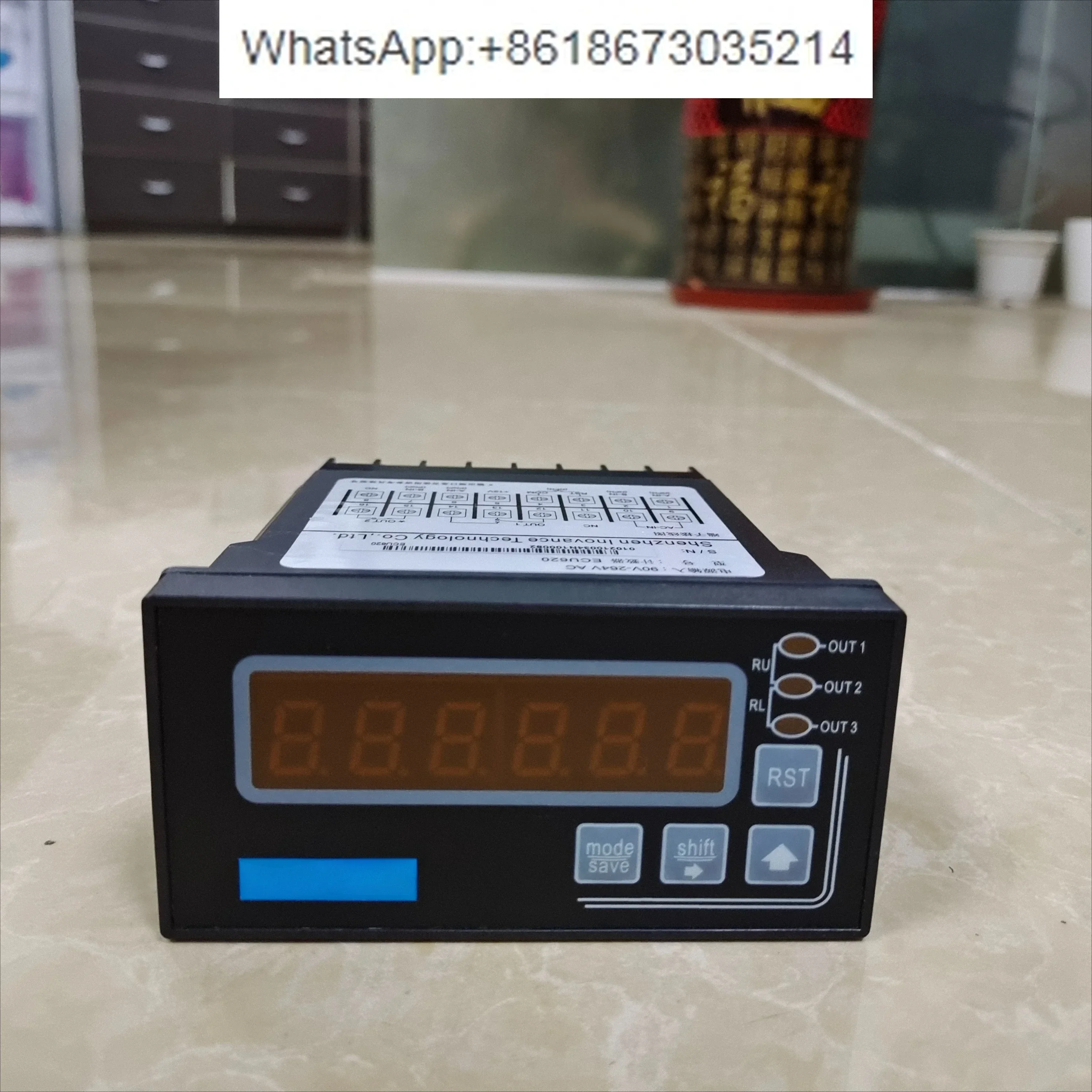 Metric counter EMU400-NPN wire speedometer meter ECU620-NPN counter