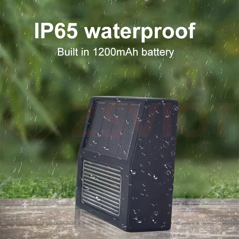 Tuya Smart Zigbee Rain Sensor With Light Detector Solar Operated IP65 Outdoor Waterproof Rain Detector Smart life Remote Control