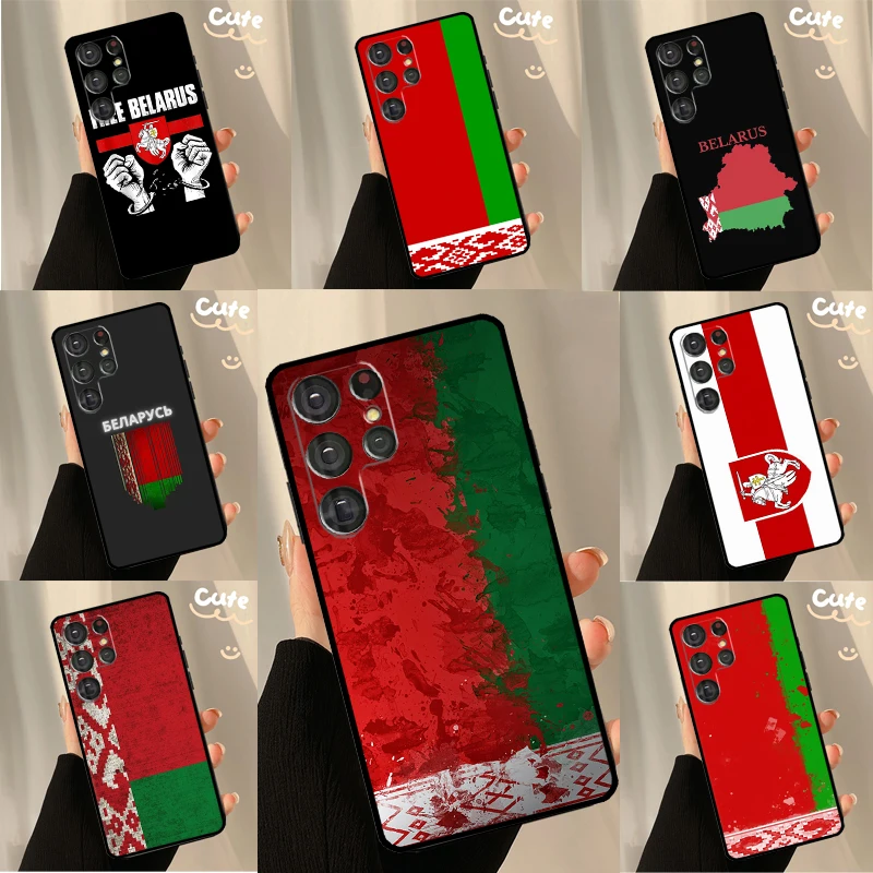 Republic Belarus National Flag For Samsung Galaxy S23 S21 Ultra S20 FE S8 S9 S10 Note 10 Plus Note 20 S22 Ultra Phone Case